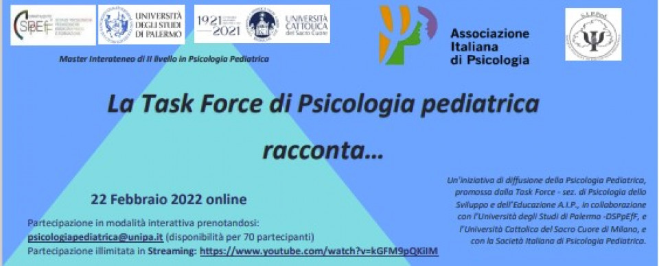 immagine articolo La Task Force di Psicologia pediatrica racconta...