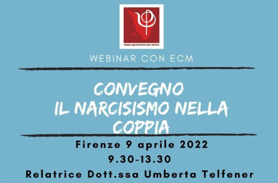 immagine articolo Il Narcisismo nella coppia - webinar con 6 ECM 