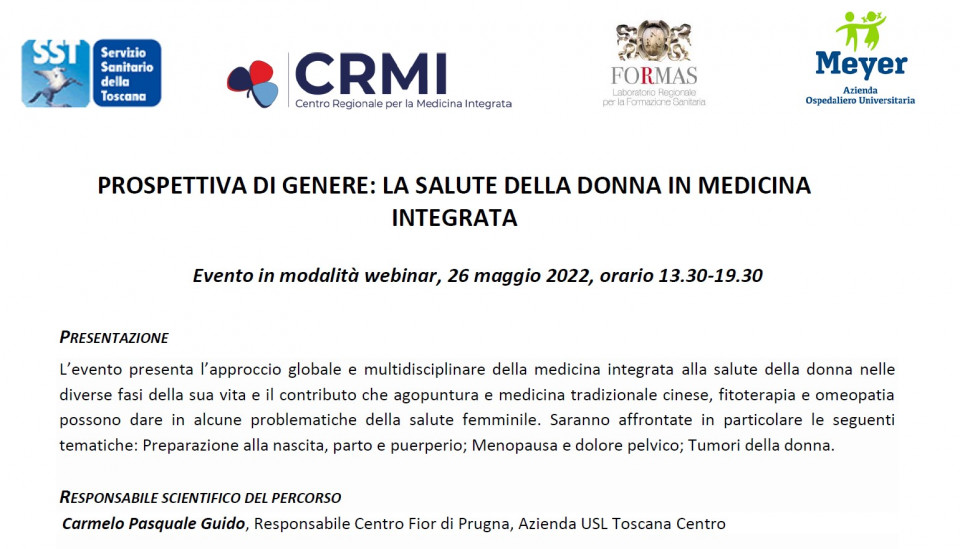 immagine articolo Prospettiva di genere: la salute della donna in medicina integrata