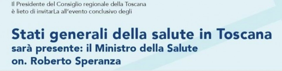 immagine articolo Stati Generali della Salute in TOSCANA