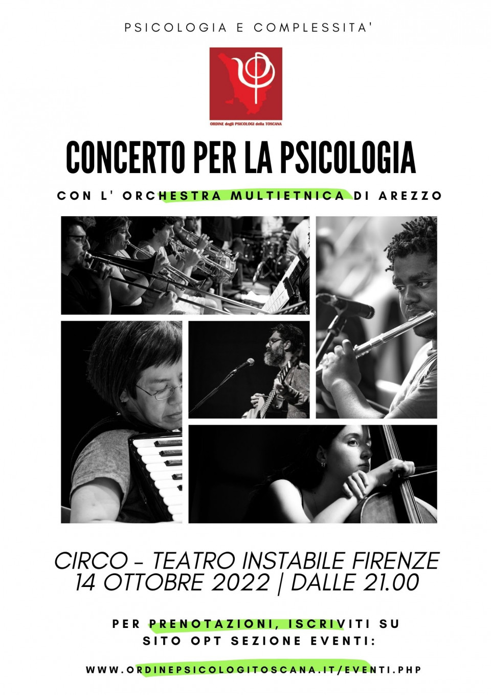 immagine articolo concerto per fine Convegno - PSICOLOGIA E COMPLESSITA' con ORCHESTRA MULTIETNICA di AREZZO