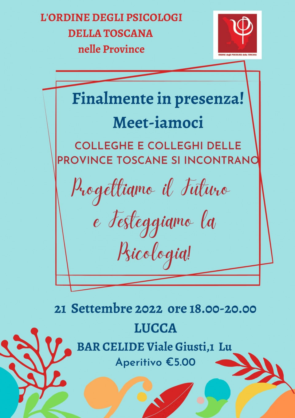 immagine articolo MEET-IAMOCI A LUCCA prenotazione - presso Bar CELIDE ore 18.00-20.00 Locandina allegata