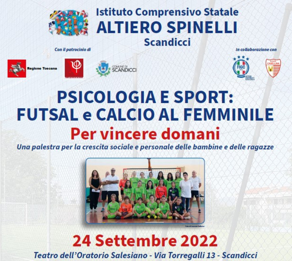 immagine articolo PSICOLOGIA E SPORT: FUTSAL e CALCIO AL FEMMINILE. Per vincere domani. Una palestra per la crescita sociale e personale delle bambine e delle ragazze