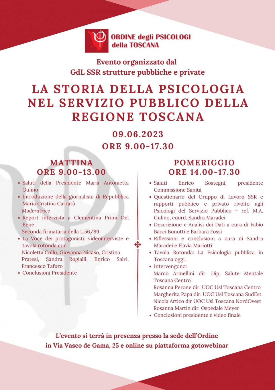 immagine articolo La storia della Psicologia nel servizio pubblico della Regione Toscana
