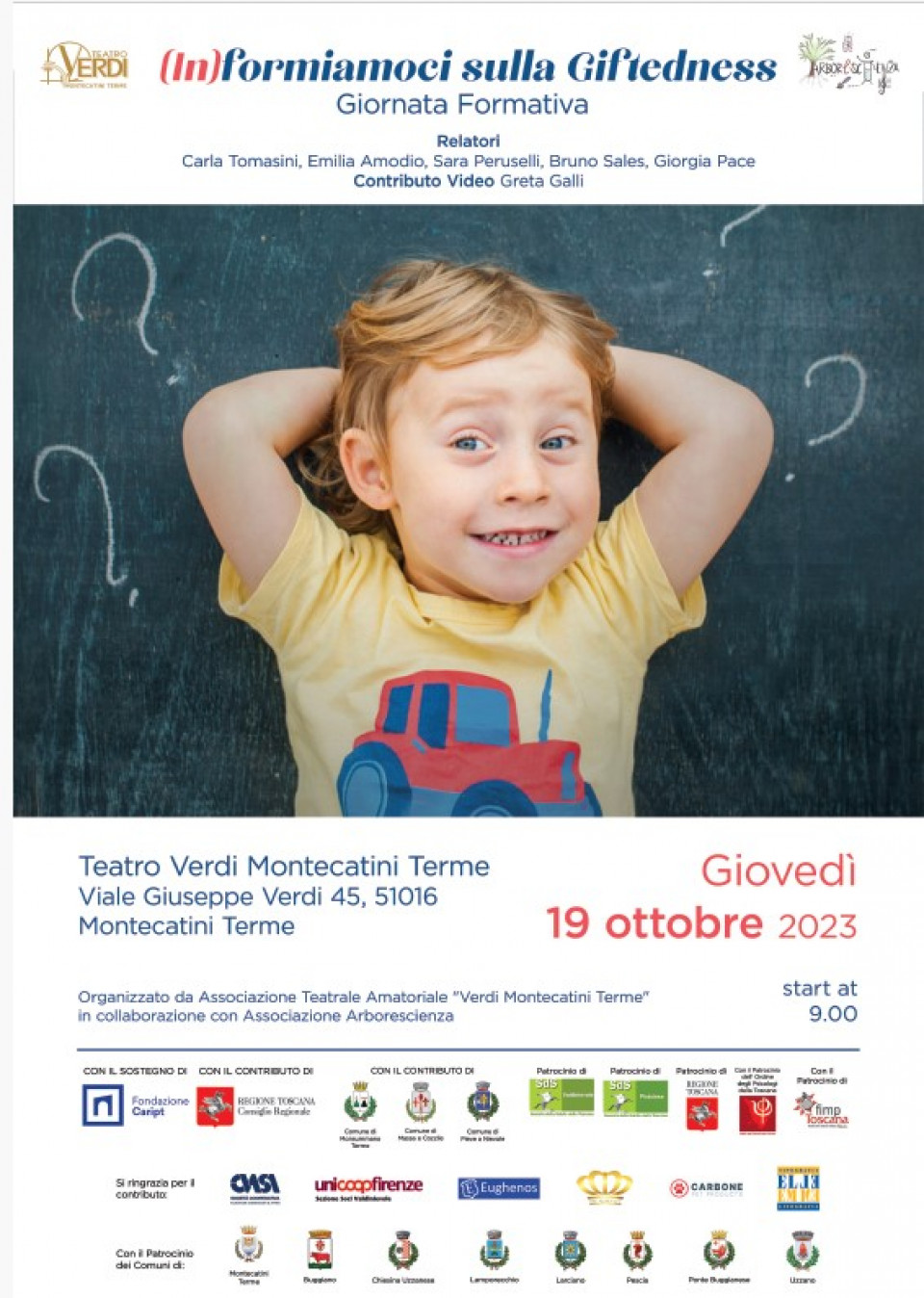 immagine articolo IN-FORMIAMOCI SULLA GIFTEDNESS - ASSOCIAZIONE TEATRALE AMATORIALE VERDI MONTECATINI TERME