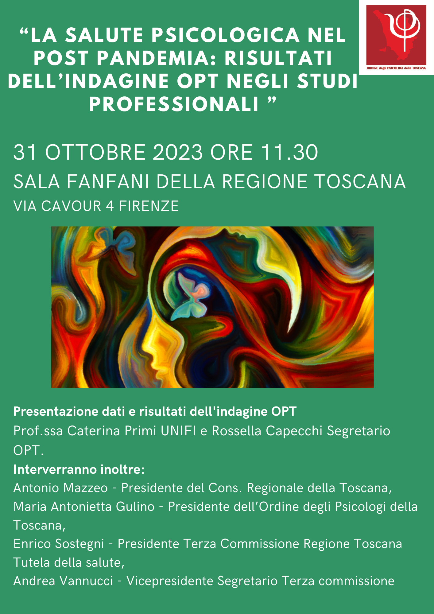 immagine articolo La salute psicologica nel post pandemia: risultati dellindagine OPT negli studi professionali degli psicologi e delle psicologhe della Toscana