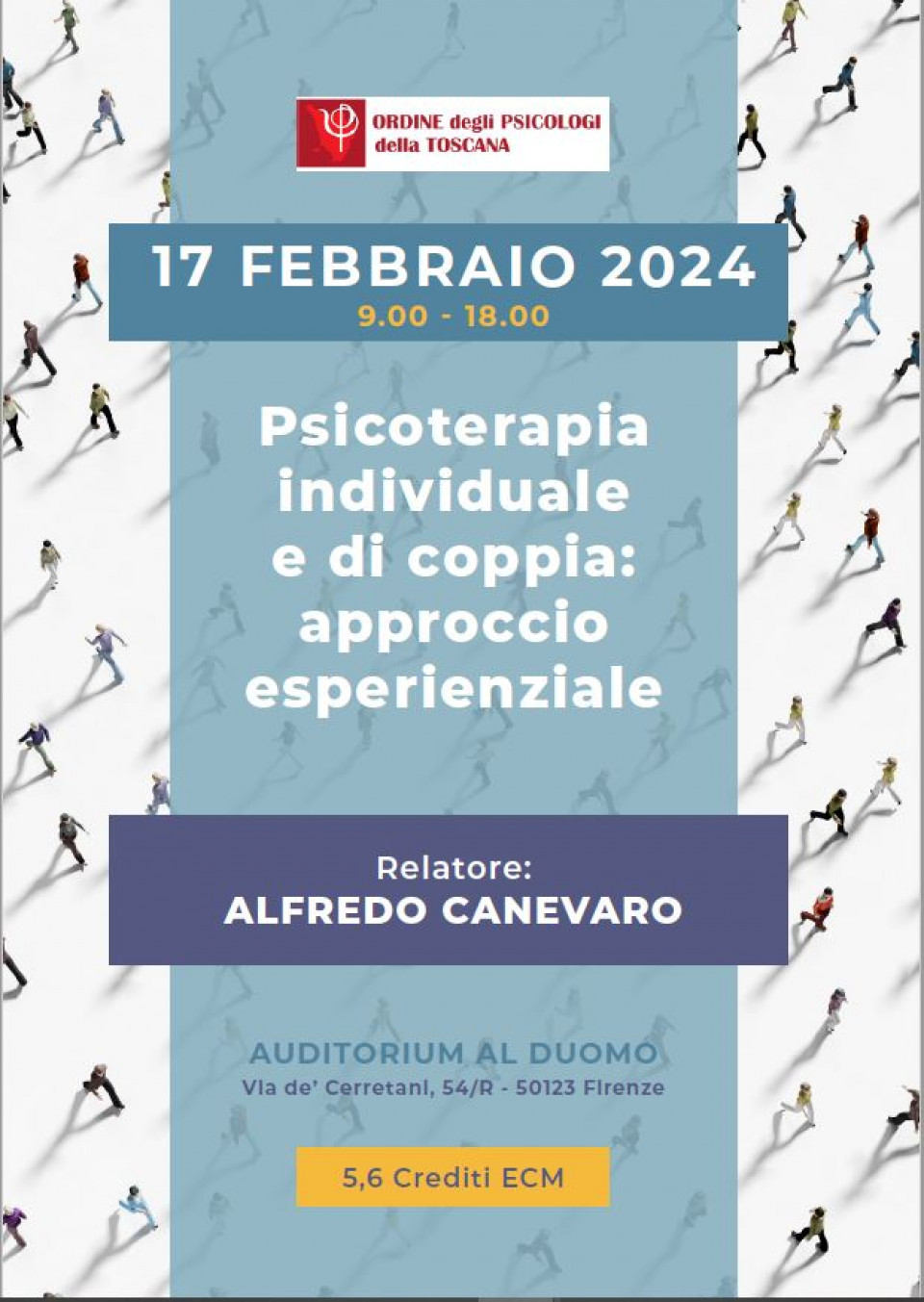 immagine articolo Psicoterapia individuale e di coppia: approccio esperienziale - ALFREDO CANEVARO
Evento ECM