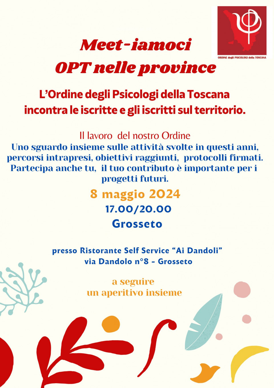 immagine articolo Meet-iamoci l'Ordine incontra le iscritte e gli iscritti sul territorio - Grosseto