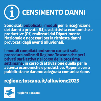 Censimento danni alluvione